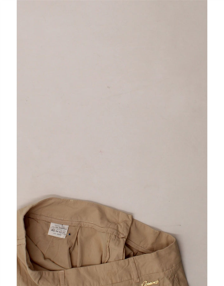 CARRERA Womens Pegged Chino Shorts IT 46 Large W32  Beige Cotton Vintage Carrera and Second-Hand Carrera from Messina Hembry 