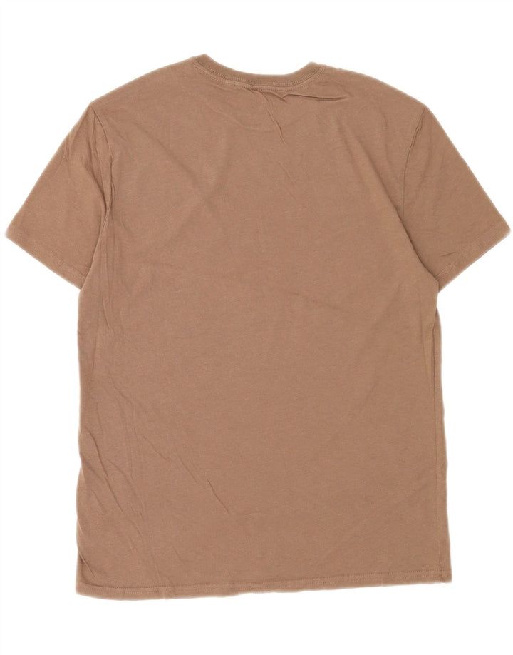 Camiseta masculina Hurley com estampa gráfica de algodão marrom médio