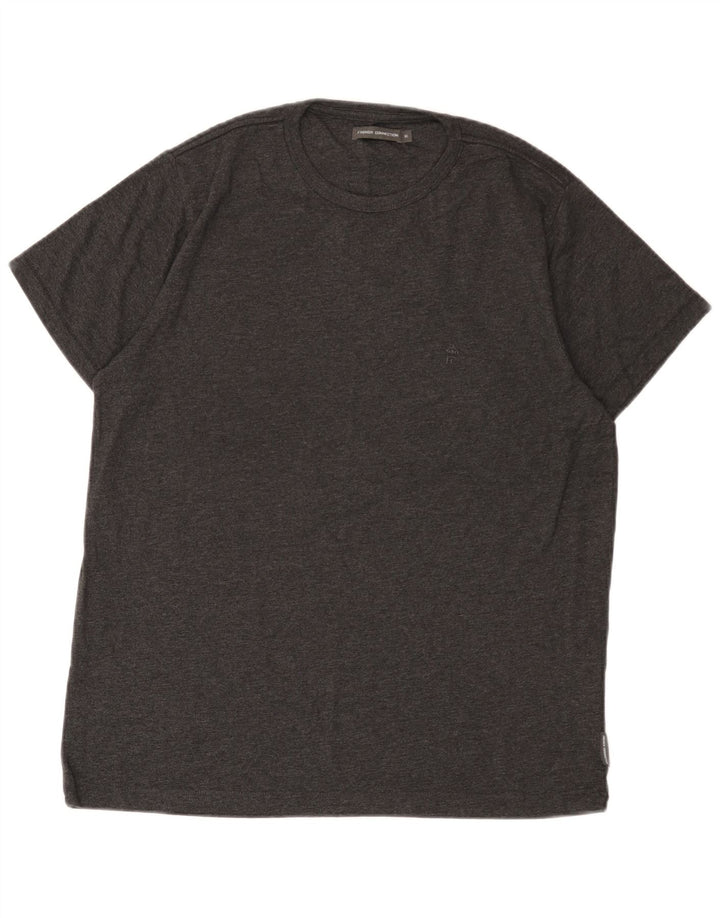 Camiseta masculina French Connection Top XL algodão cinza