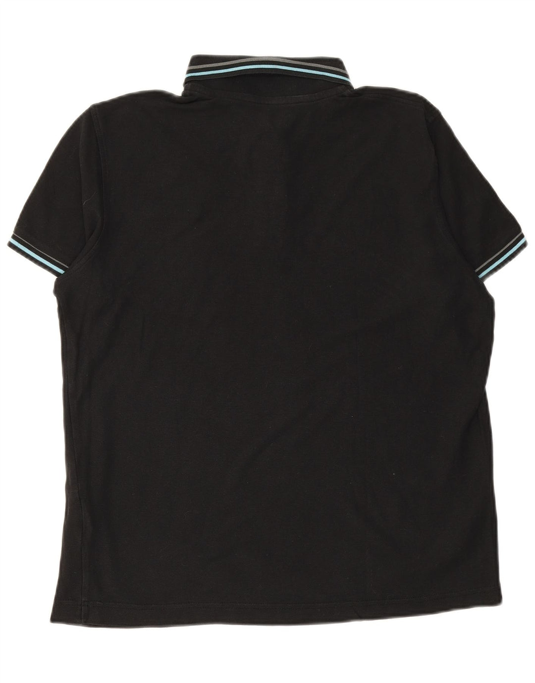 Camisa polo masculina LOTTO XS de algodão preto