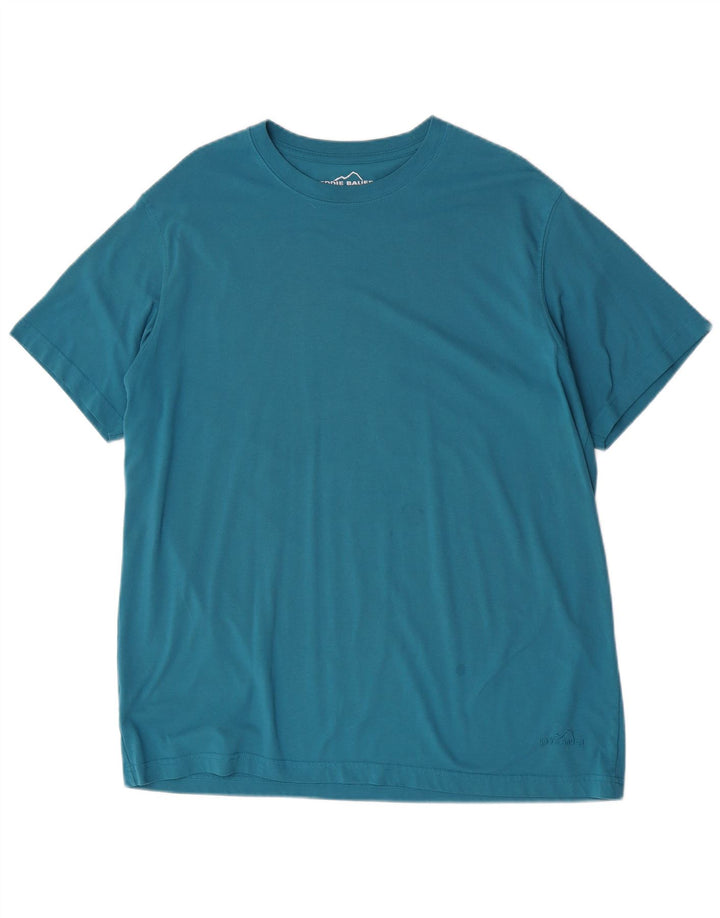 Camiseta masculina Eddie Bauer Top XL algodão azul