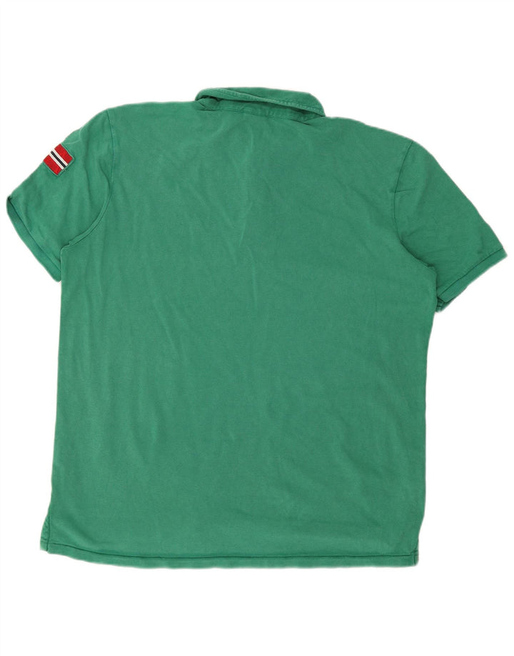 Camisa polo masculina Napapijri 2XL verde