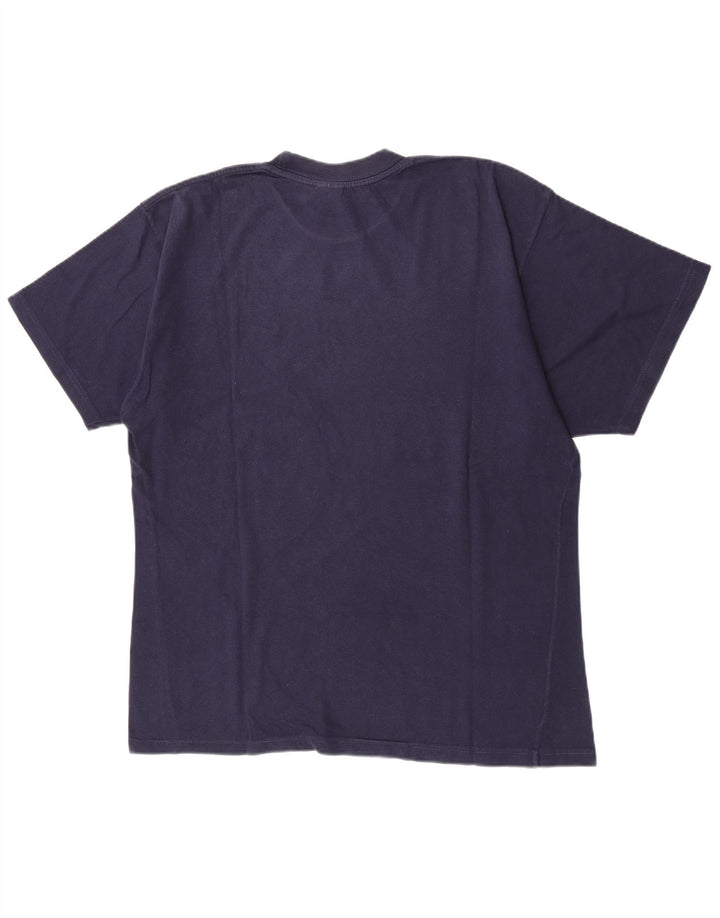 Camiseta masculina Nike grande algodão azul marinho