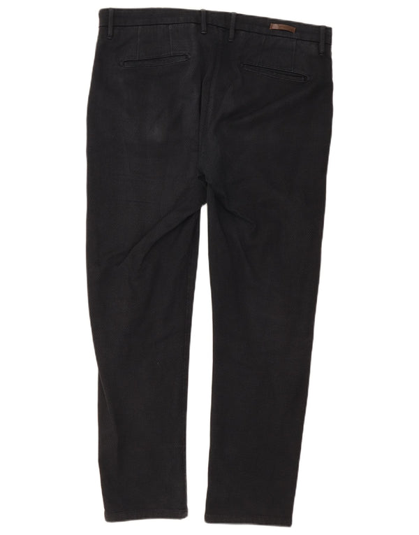 Calça Chino Masculina Reta SIVIGLIA W35 L30 Algodão Azul Marinho