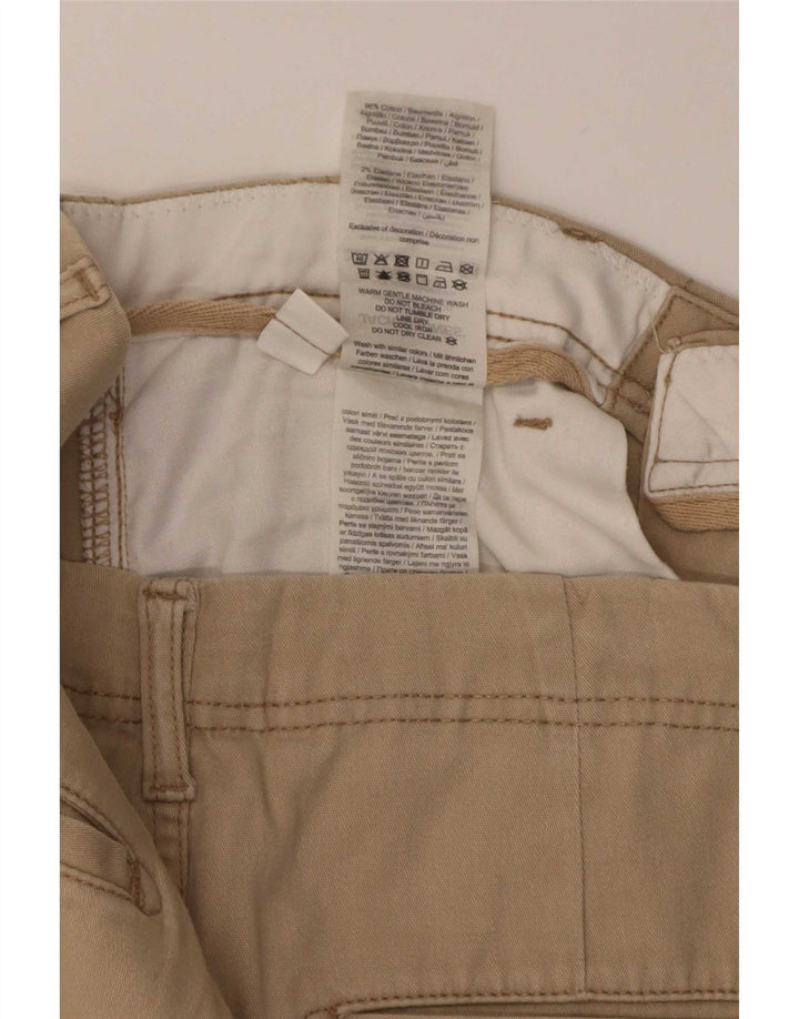 Shorts cargo masculino Jack & Jones pequeno W32 algodão bege