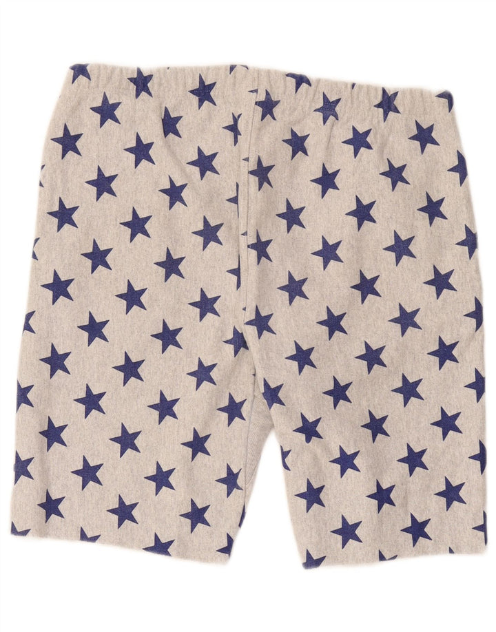 Shorts esportivos masculinos com padrão abstrato Champion XL cinza algodão