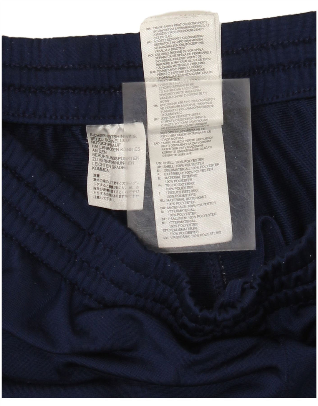 Calça de treino masculina Adidas Joggers 2XL azul marinho poliéster
