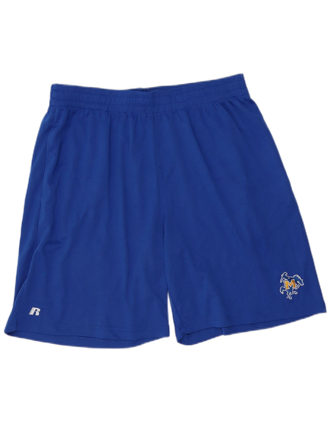 Shorts esportivos masculinos RUSSELL ATLÉTICO 2XL azul poliéster