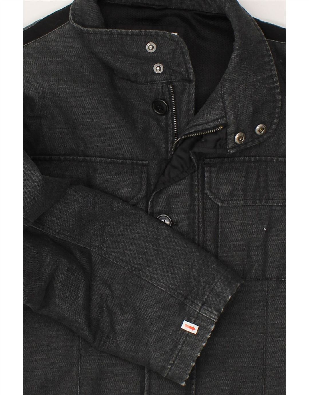Sobretudo respiratório masculino GEOX UK 44 2XL poliéster cinza