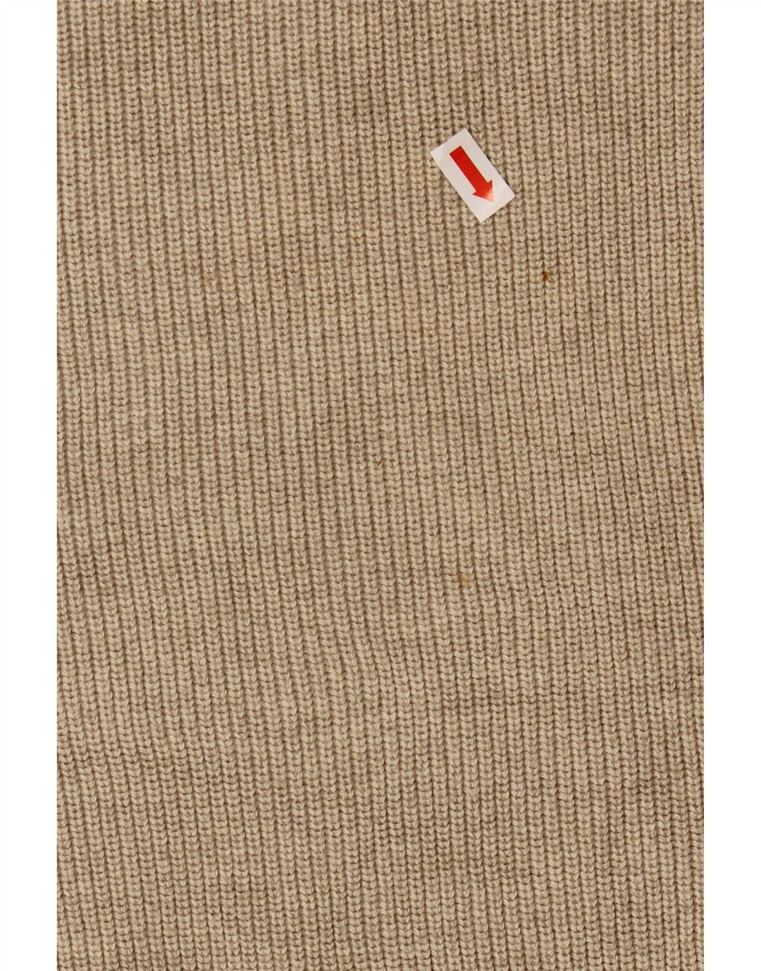 Suéter masculino Eddie Bauer com gola redonda, algodão bege grande