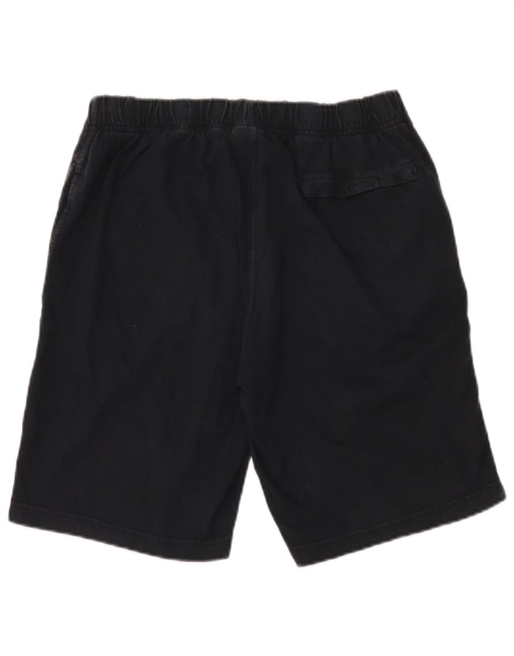 Shorts esportivos femininos Nike grandes de algodão preto