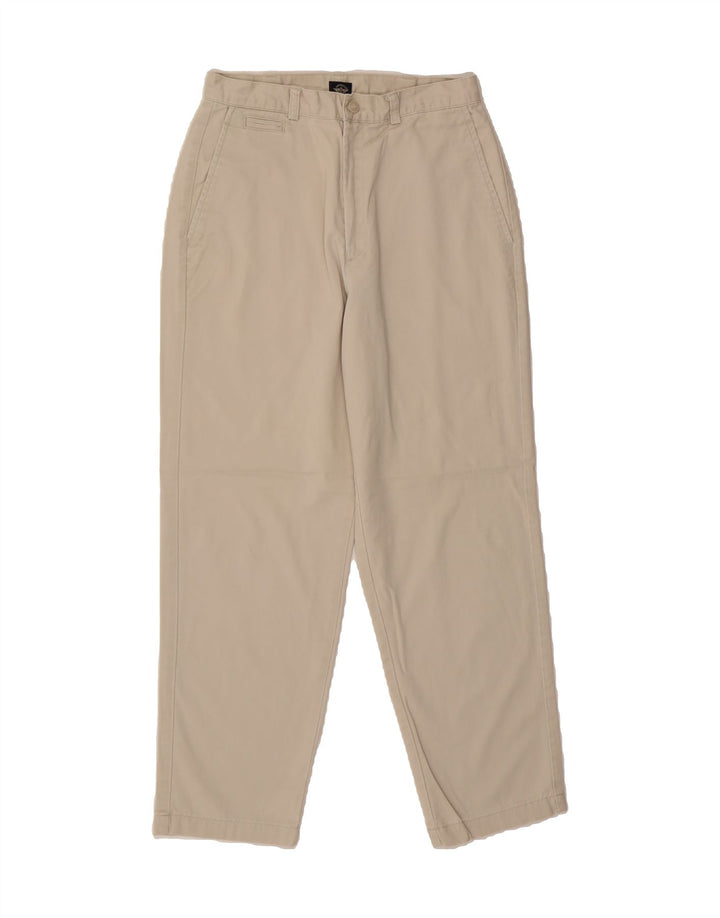 DOCKERS Womens Khakis Straight Chino Trousers W28 L28  Beige Cotton Vintage Dockers and Second-Hand Dockers from Messina Hembry 
