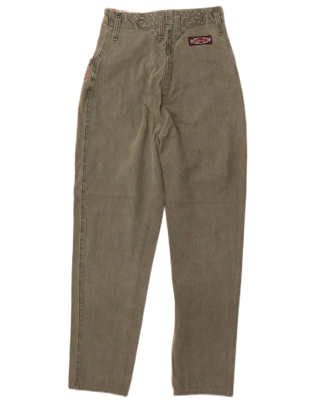Jeans cônicos femininos CAPPOPERA W24 L27 algodão cáqui