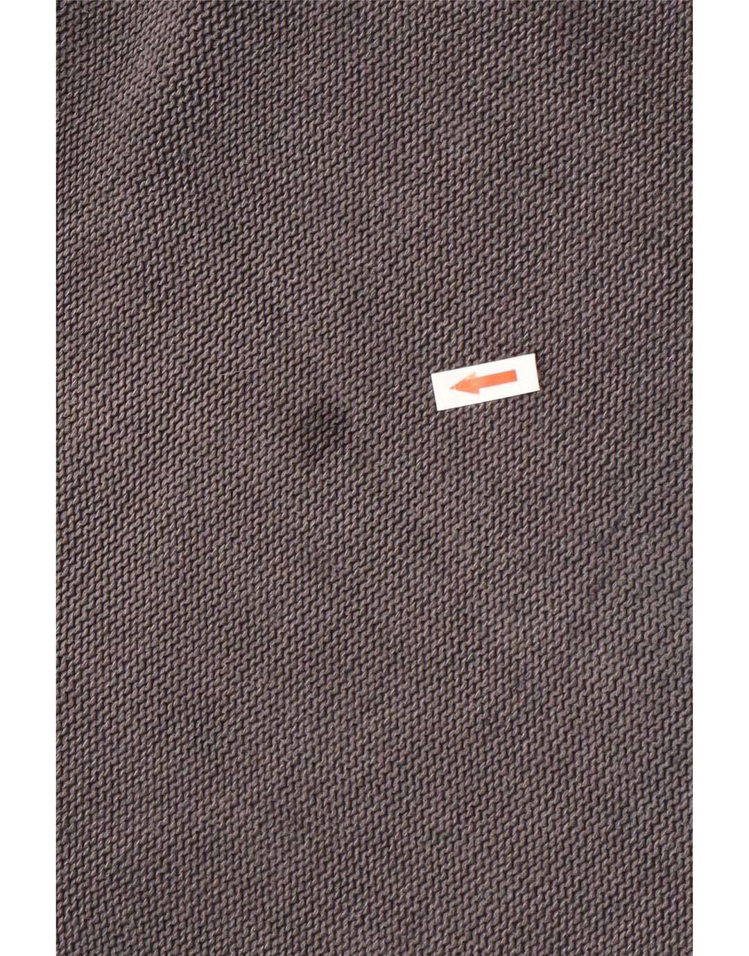 WEIRD FISH Suéter masculino com gola e zíper, pequeno, cinza, algodão colorblock