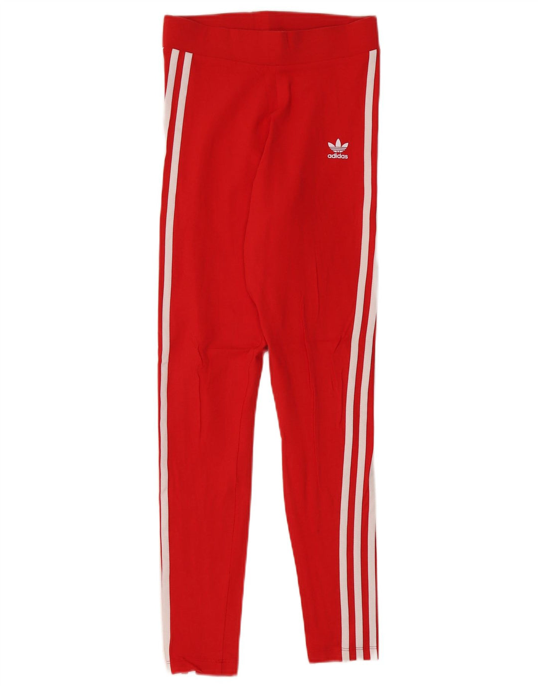 Leggings Adidas Femininas UK 10 Pequenas Algodão Vermelho