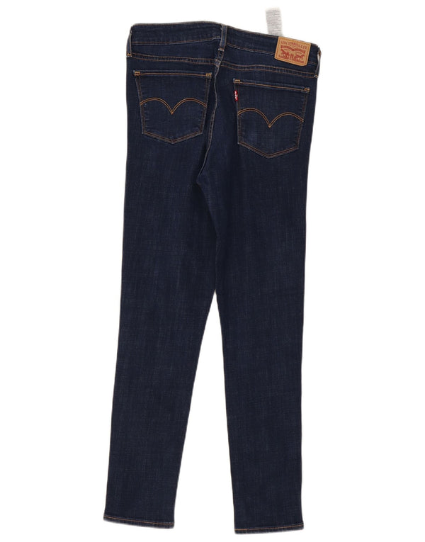 Calça jeans feminina Levi's 711 skinny W29 L28 azul marinho algodão