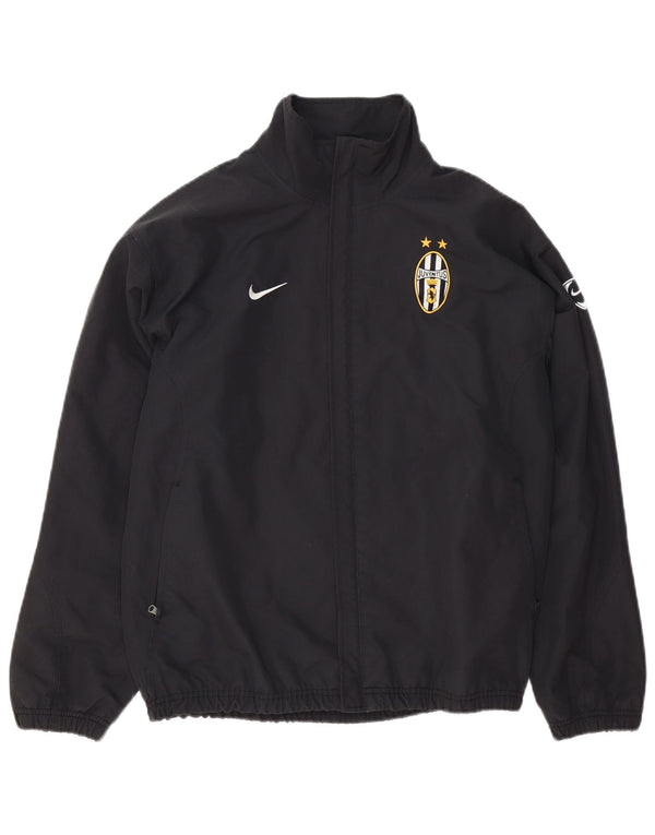 Nike Mens Juventus Tracksuit Top Jacket UK 35/37 Pequeno Poliéster Preto
