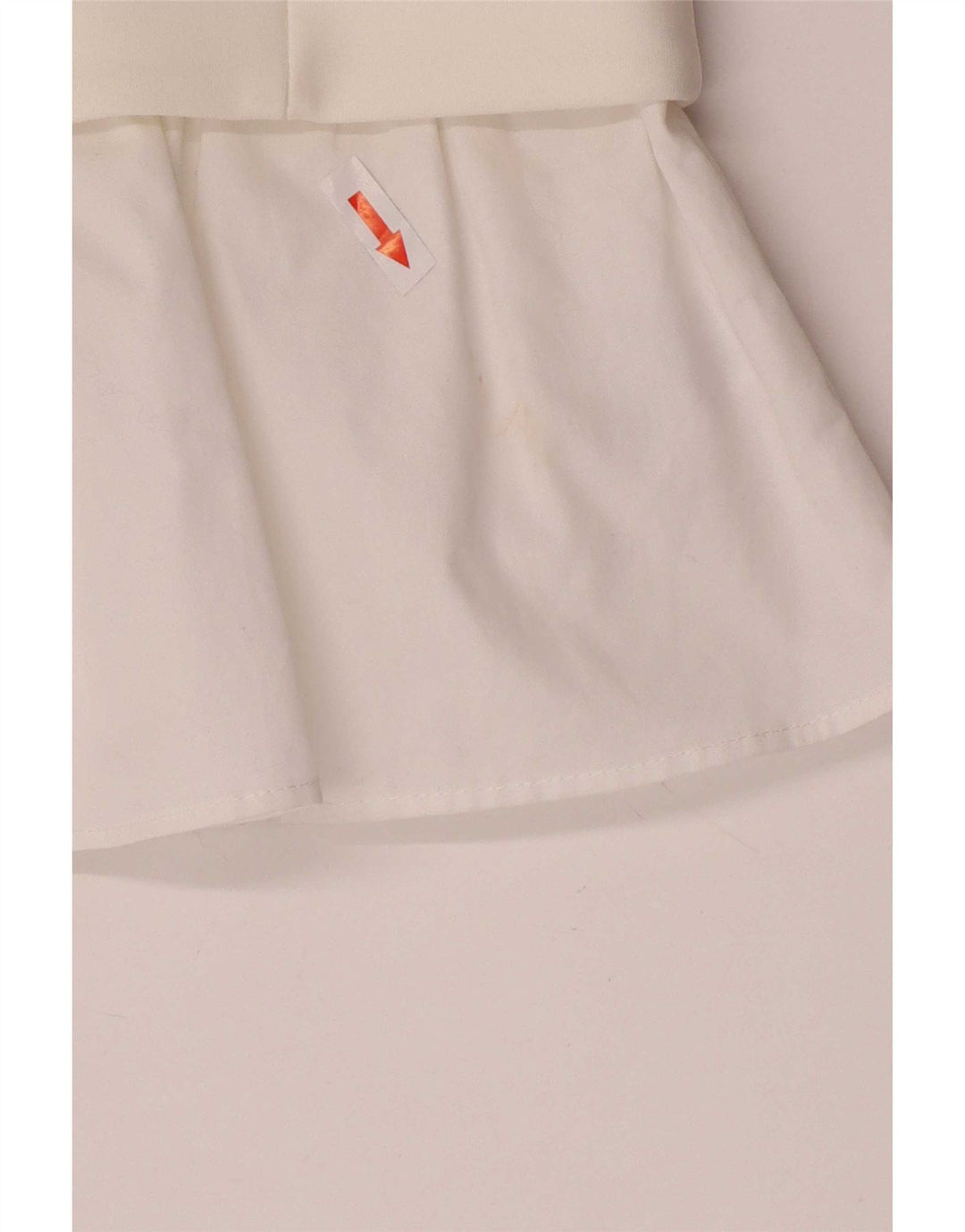 Zara Womens Cami Top UK 12 Médio Branco Colorblock Poliéster