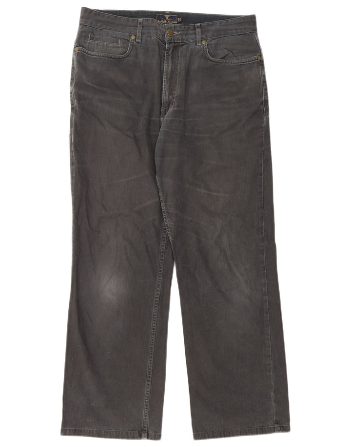 Jeans Marks & Spencer masculino Blue Harbor Straight W34 L29 algodão preto