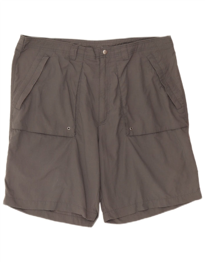 Adidas Masculino Casual Shorts XL W38 Cinza Poliéster