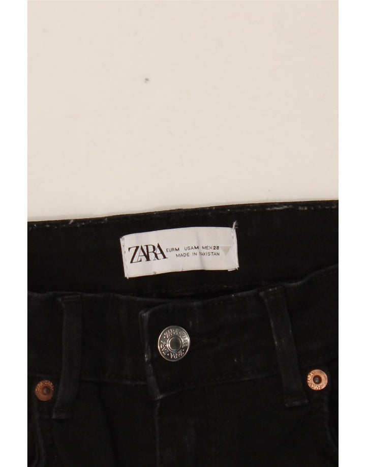 Zara Jeans Skinny Feminino Médio W28 L26 Preto