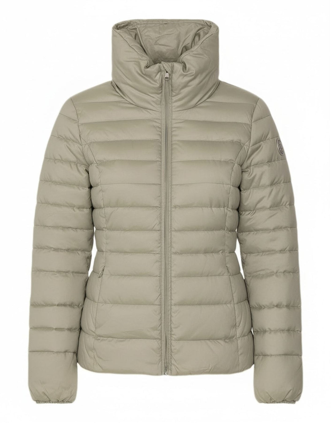 Jaqueta acolchoada feminina Conte of Florence IT 44 poliéster verde médio