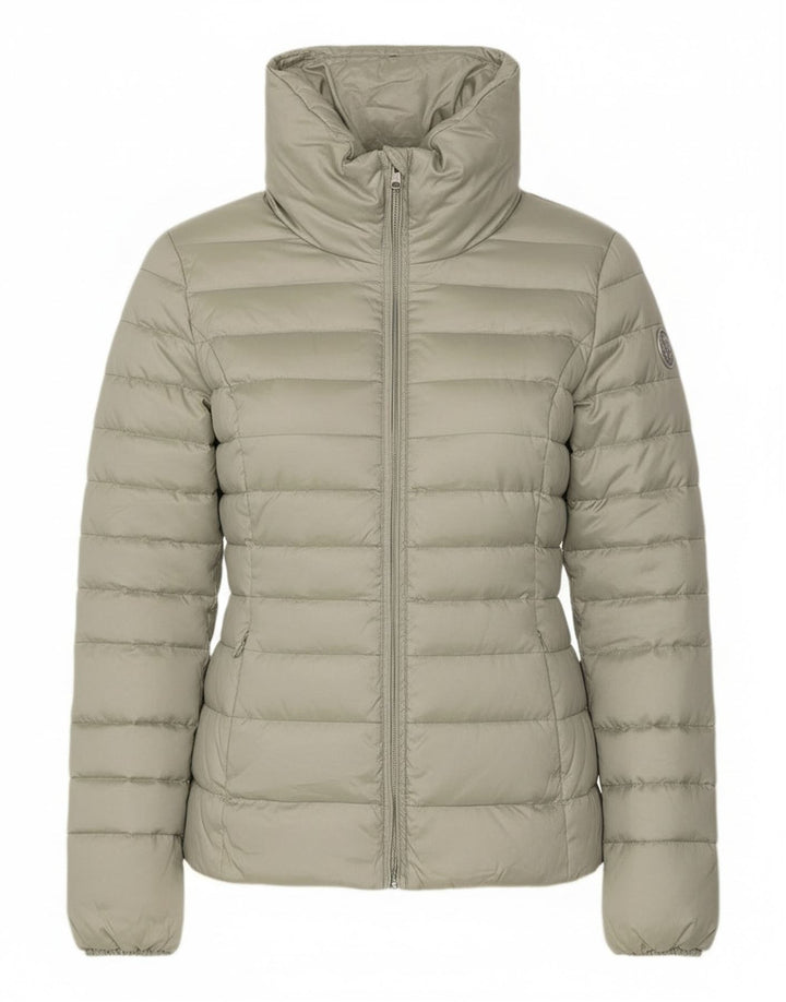 Jaqueta acolchoada feminina Conte of Florence IT 44 poliéster verde médio