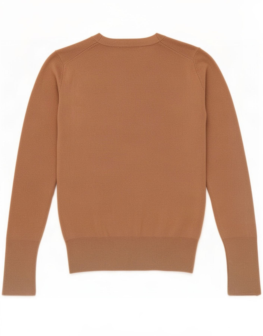 Suéter feminino Zara Regular Fit Jumper Reino Unido 8 Pequeno Marrom