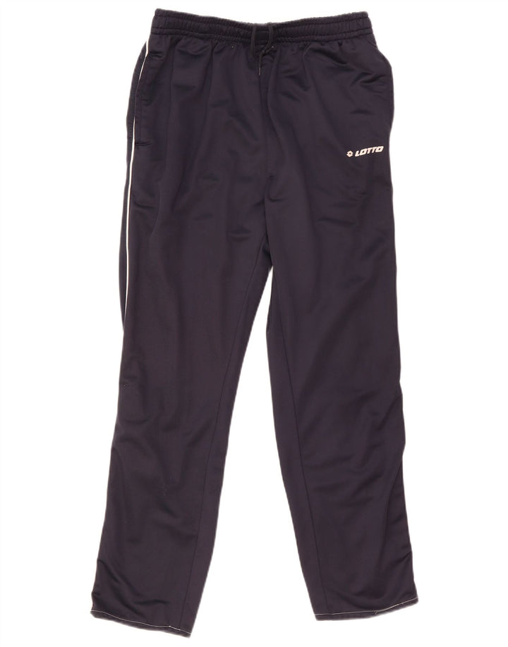 Calça de treino masculina Lotto grande poliéster azul marinho