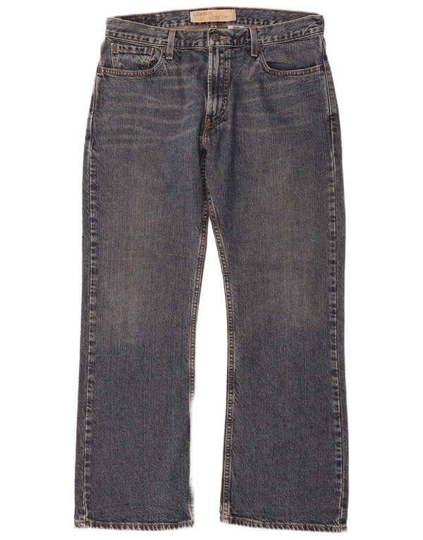 Calça jeans masculina Levi's 527 cintura baixa bootcut W34 L30 azul algodão