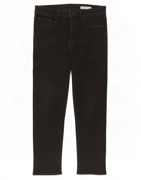 Jeans Marks & Spencer Feminino The Harper Cropped Reino Unido 12 Médio W30 L24 Preto
