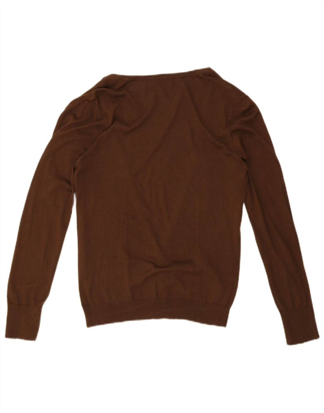 Suéter cardigã feminino Massimo Dutti Reino Unido 12 marrom médio