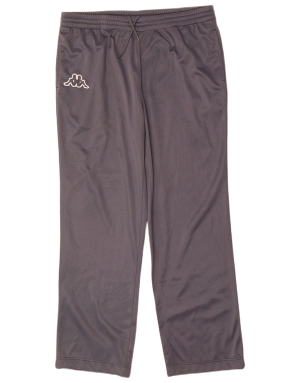 Calça de treino masculina Kappa XL cinza poliéster