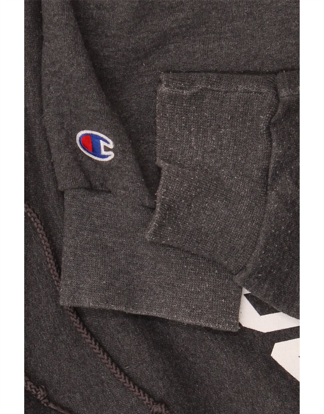 CHAMPION Suéter com capuz gráfico Columbia masculino 2XL cinza