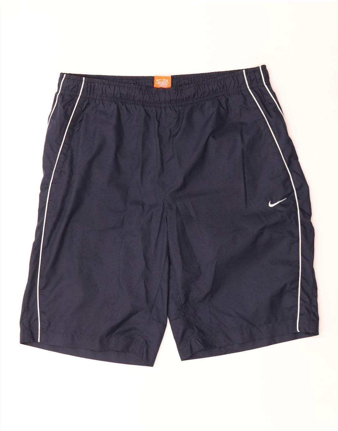 Shorts esportivos masculinos Nike médio azul marinho poliéster