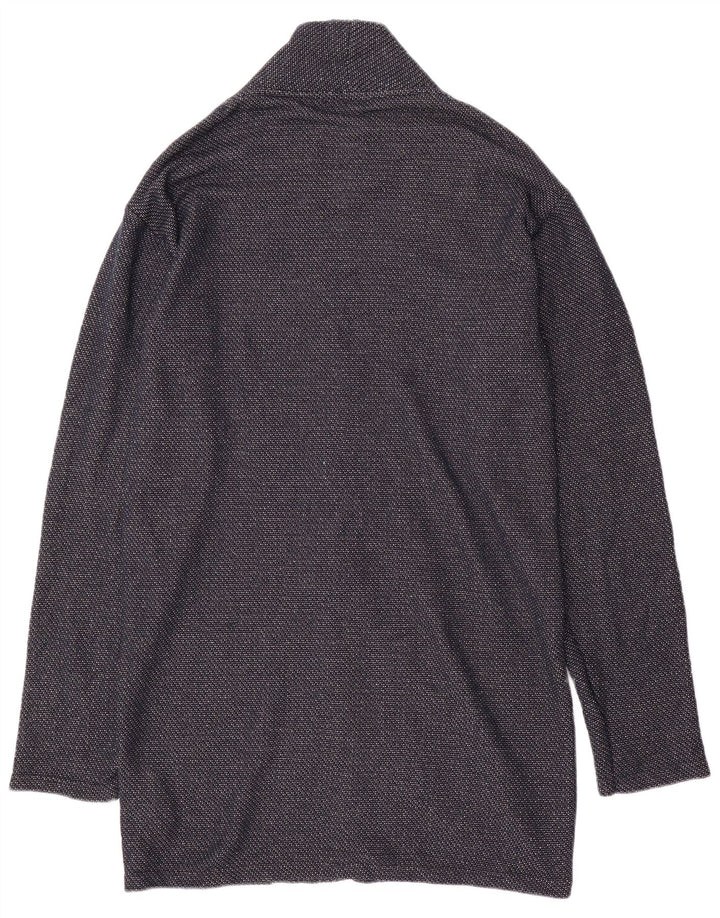 Suéter cardigã masculino Zara XL azul marinho poliéster