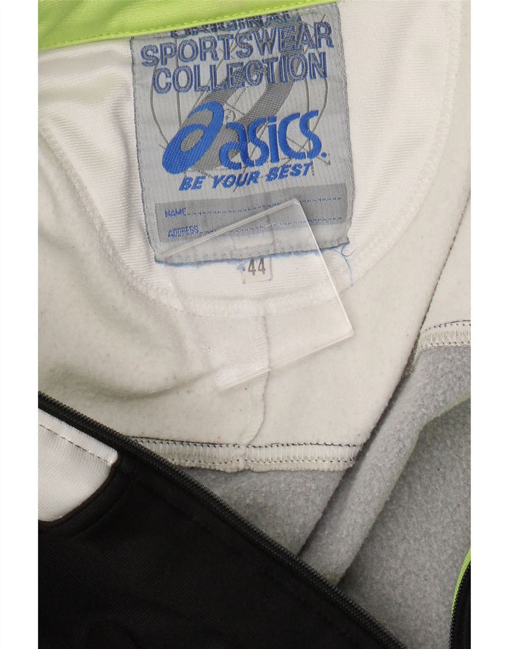 Asics Mens Graphic Tracksuit Top Jacket IT 44 XS Preto Colourblock