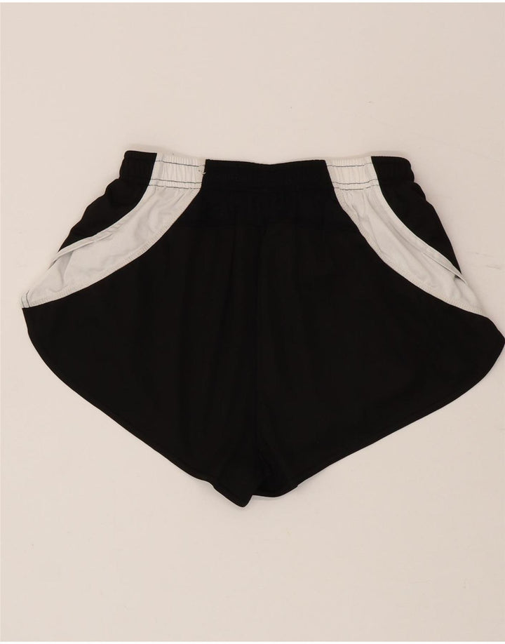 Shorts de natação feminino ASICS UK 14 grande preto colorblock poliéster