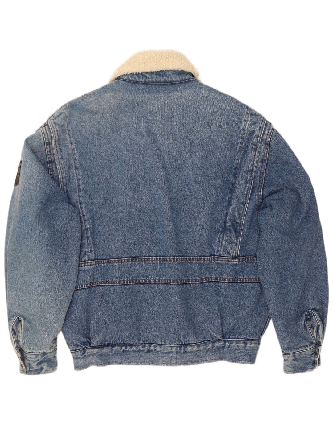 Jaqueta masculina Mash Sherpa Denim Flight Aviator IT 48/50 Azul Médio