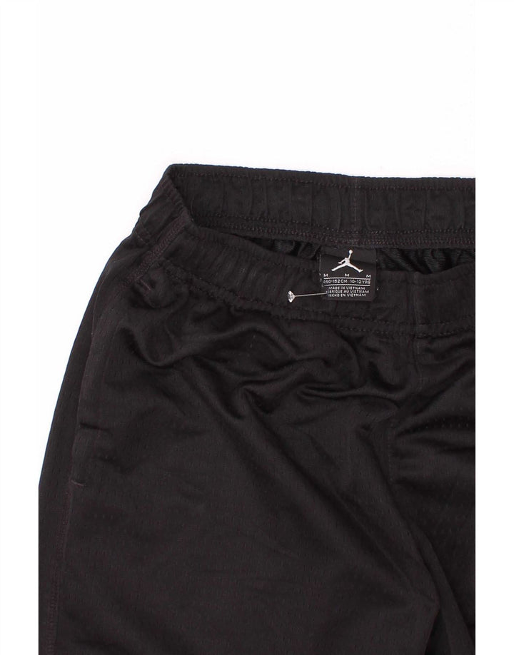 Shorts esportivos Jordan Boys 10-11 anos médio preto