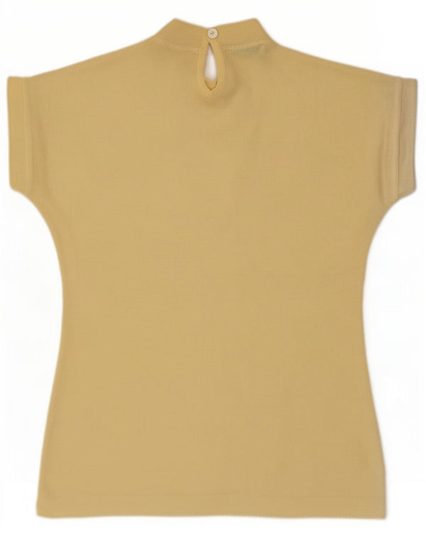 Blusa feminina Sartoria Del Borgo Top IT 42 lã amarela média