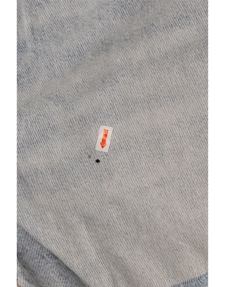 Shorts jeans feminino ZARA EU 46 2XL W36 azul