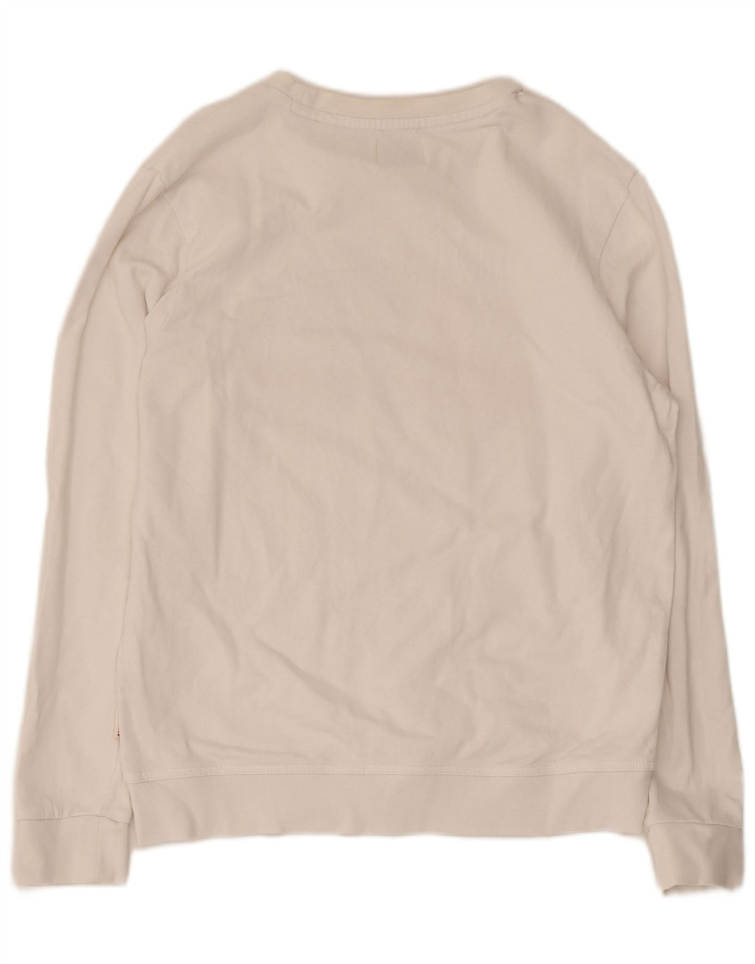 Suéter gráfico feminino Americanino UK 12 algodão branco médio
