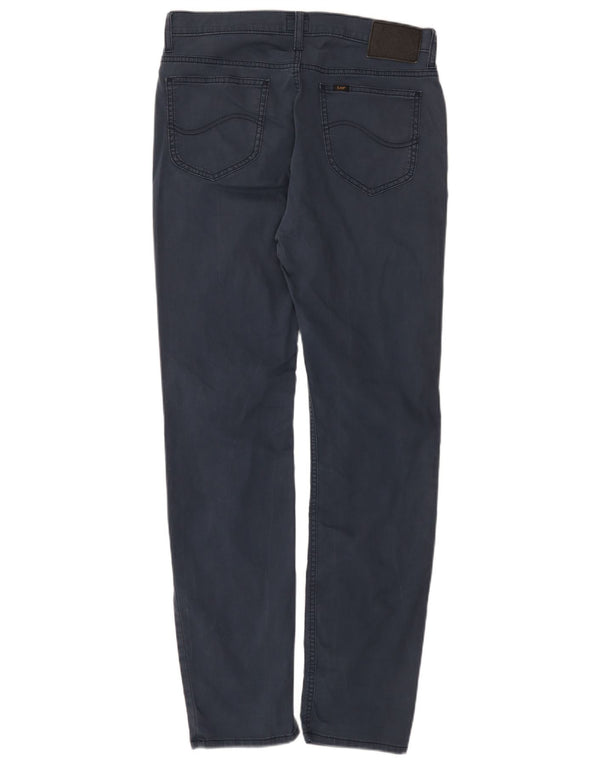 Lee Mens Rider Slim Fit Calça Casual W33 L32 Algodão Azul