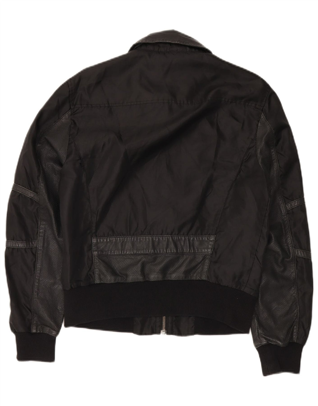 Jaqueta bomber masculina BIKKEMBERGS IT 48 nylon preto médio