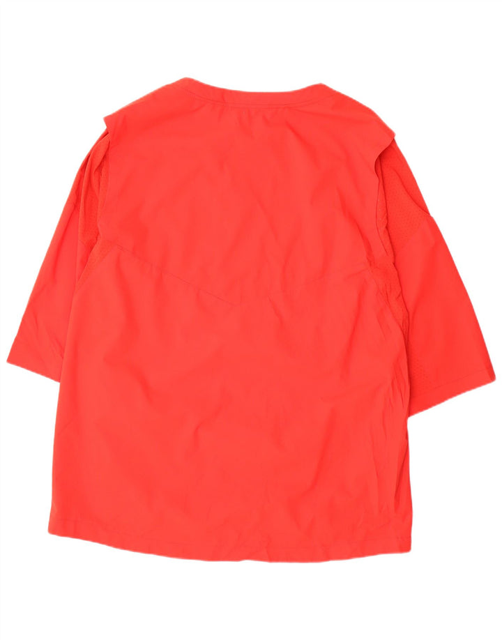 Top de beisebol masculino Nike manga 3/4 XL poliéster vermelho
