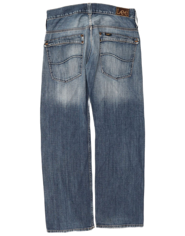 Lee Mens Grant Watch Jeans de perna larga W30 L32 algodão azul