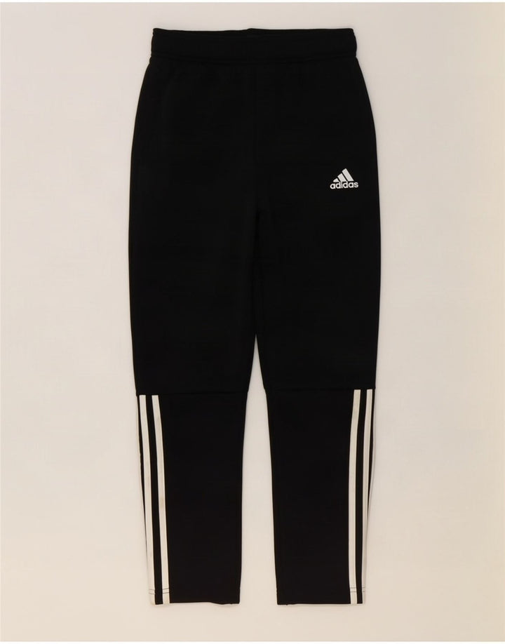 Calças de treino Adidas meninos 9-10 anos poliéster preto