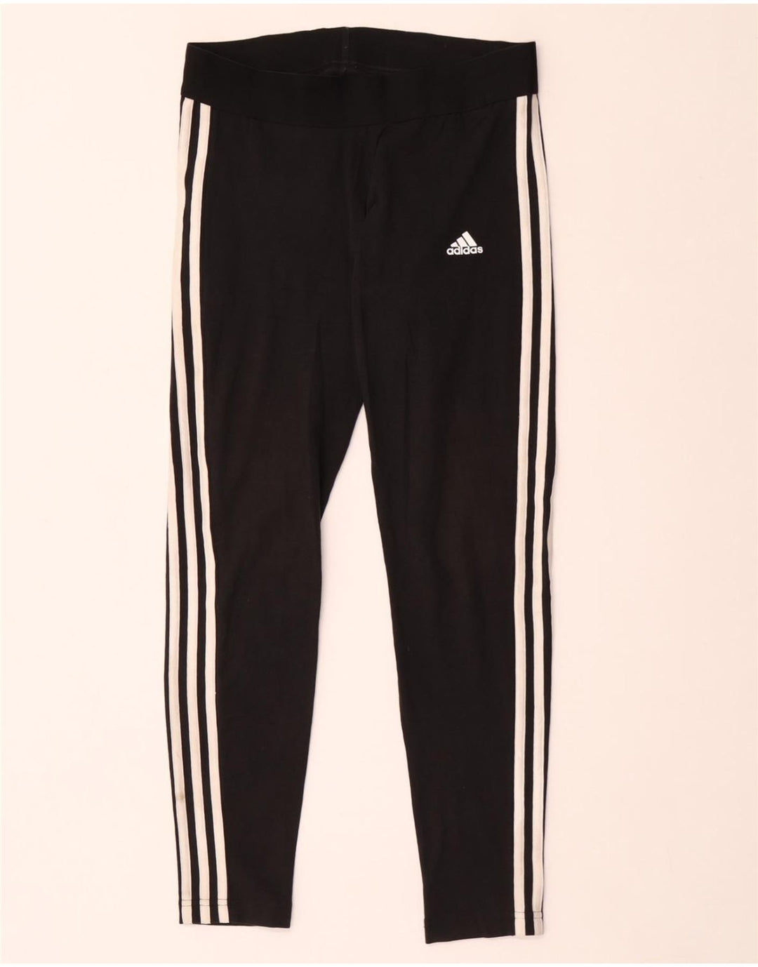Leggings Adidas Femininas UK 12/14 Médio Algodão Preto