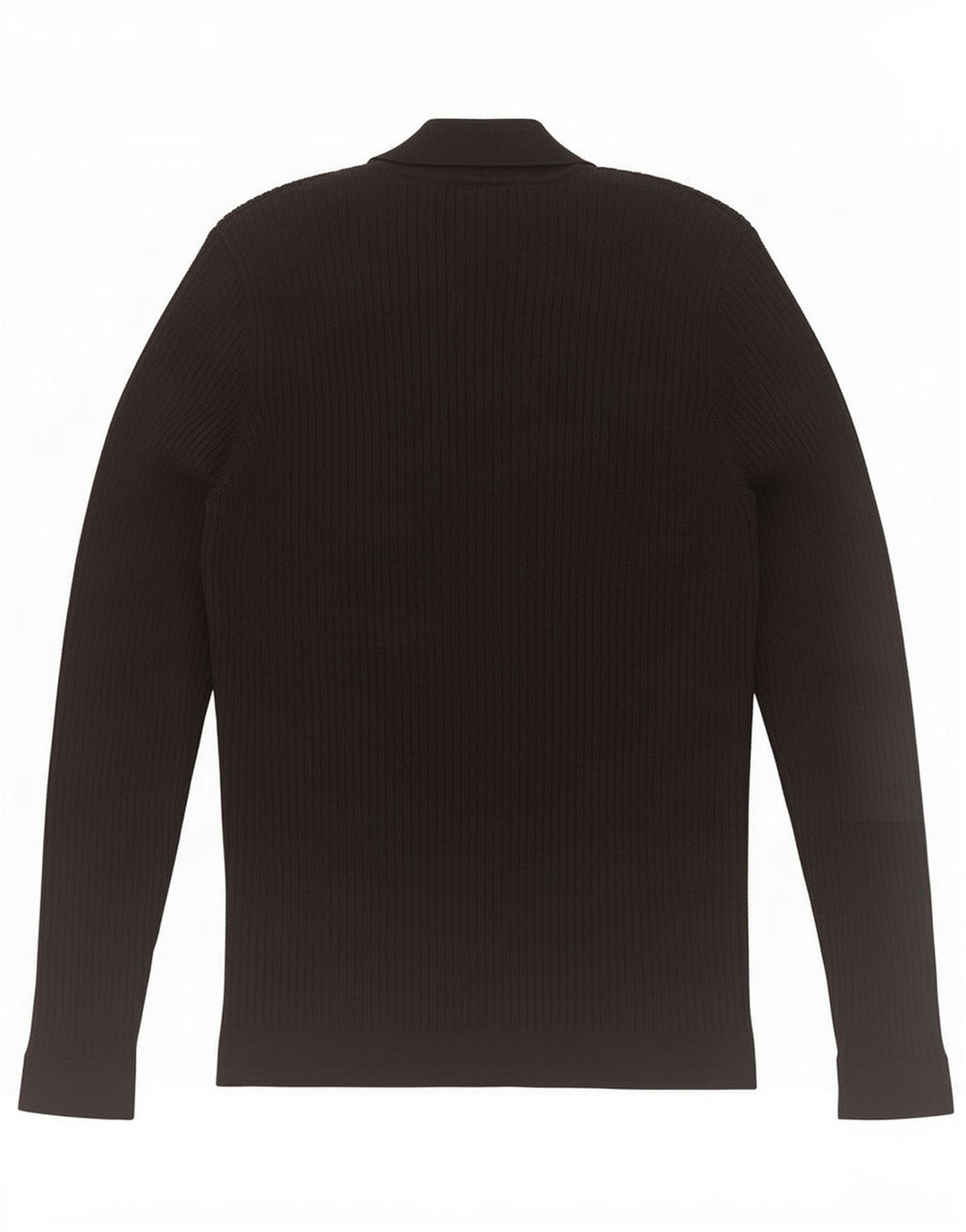 Zara Suéter masculino com gola tartaruga, viscose preta média